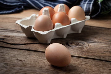 Fresh farm eggs.