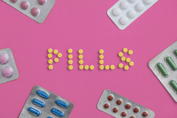 medicine; pill; medical; colorful; background; prescription; pharmaceutical; vitamin; medication; white; drug; blue; pharmacy; antibiotic; care; addiction; capsule; bottle; health; science; treatment;