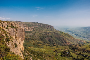 Fototapeta na wymiar Blue Nile Gorge view, Ethiopia 