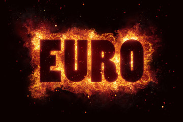 euro fire flames burn burning text explosion explode