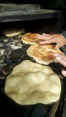 Pita im Ofen Backwaren