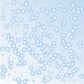 Soap bubbles background. Air bubbles. Vector illustration