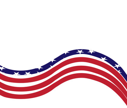 USA Flag background
