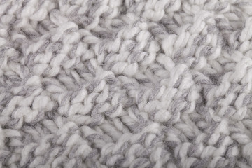 Knitted fabric texture.  Abstract knitting pattern background.