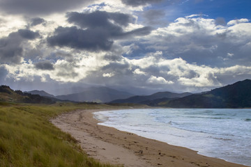 Dramatic Cloudscape over Waikawau Bay, Coromandel, New Zealand