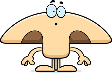 Surprised Cartoon Mushroom