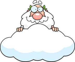 Cartoon God Cloud