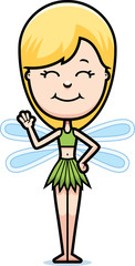 Cartoon Teen Fairy Waving