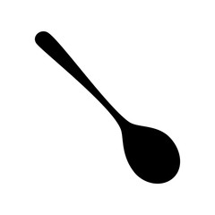 spoon icon over white background. vector illustration