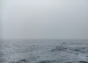 Fog over the Mediterranean Sea