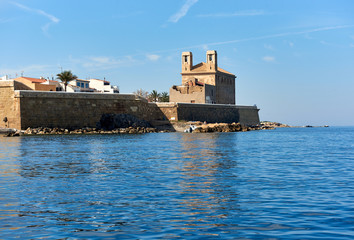 Church of St. Peter and St. Paul. Tabarca Island. Spain