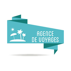 Logo agence de voyage.