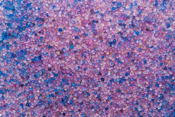 Closeup to Moisturized Silica Gel, Background/ Texture