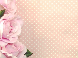 polka dot fabric background and texture
