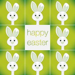 Funky Easter card in vector format. Words translate to 
