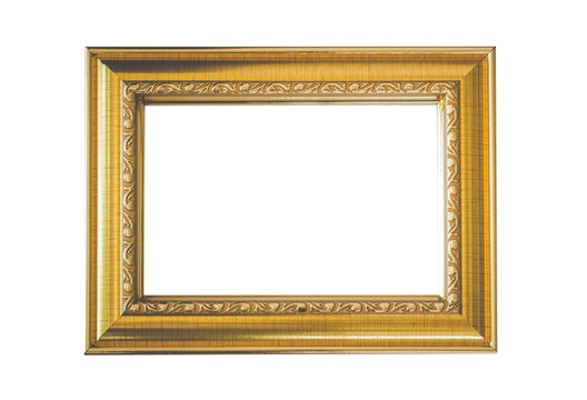 Gold photo frame