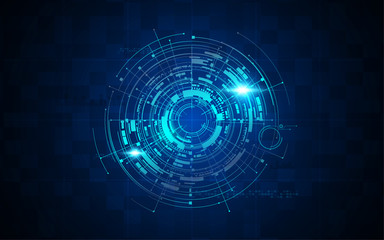 futuristic sci fi technology pattern concept background