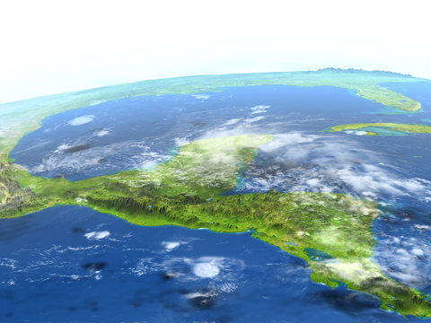 Yucatan on planet Earth