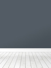 Modern bright interior . 3D rendering