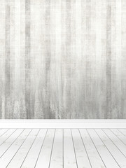 Modern bright interior . 3D rendering