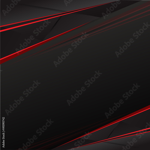 "Black and Red abstract background vector" Stock image and royaltyfree