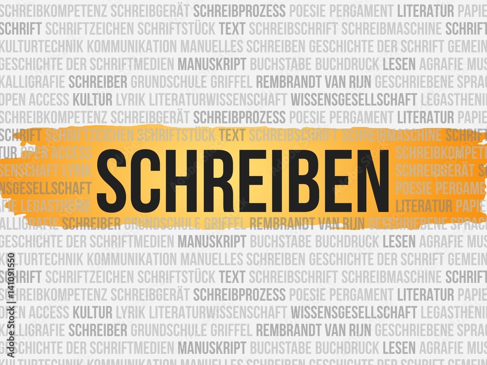 Sticker Schreiben