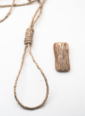 Top view to Loop with soap