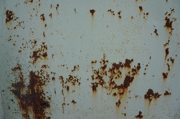 Rusty patterns on iron