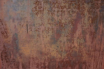 Rusty patterns on iron