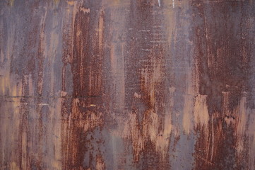 Rusty patterns on iron