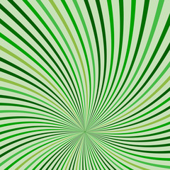 Obraz premium Abstract retro rays green background.