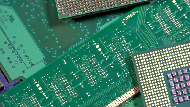 Computer component hard drive processor and ram memory