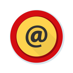 Obraz premium E-mail button illustration