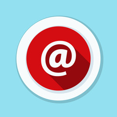 Fototapeta premium E-mail button illustration