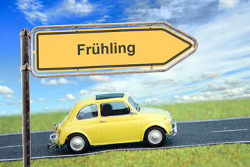 Schild 166 - Frühling