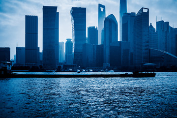 urban skyline and modern buildings,cityscape of China.