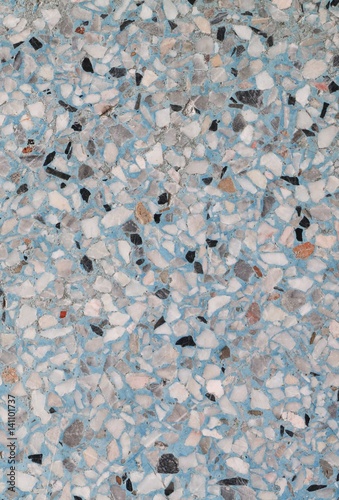 Stone Wall TextureTerrazzo Marble Surface Floor Pattern And Blue Color For Background Stone Wall TextureTerrazzo Marble Surface Floor Pattern And Blue Color For Background