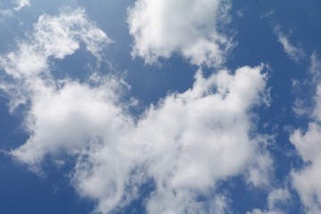 blue sky with cloud bright beautiful art of nature and copy space for add text