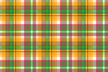 Colors madras plaid textile texture seamless pattern