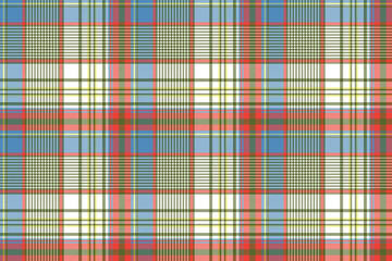 Coloured plaid shirting diagonal seamless fabric texture