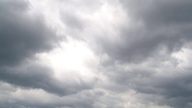 view of the cloudy sky