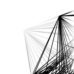 black and white edge shapes lines background design