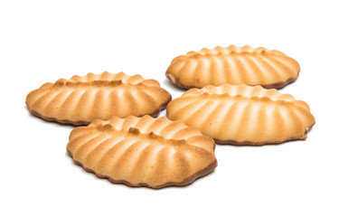 Butter cookies isolated