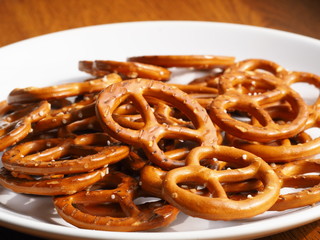 Salty pretzels