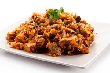 Goulash - meat and cabbage