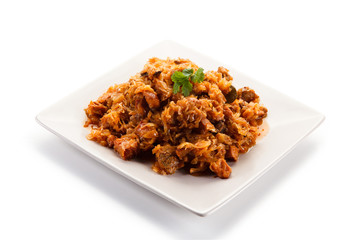 Goulash - meat and cabbage