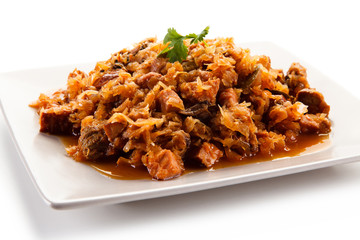 Goulash - meat and cabbage