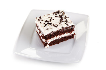 Chocolate cake with icing