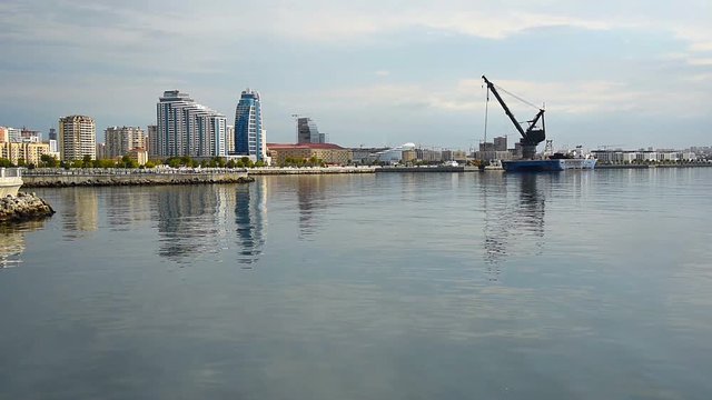 View of Baku city