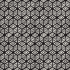 Hand Drawn Line Lattice. Abstract Freehand Background Design. Vector Seamless Pattern.